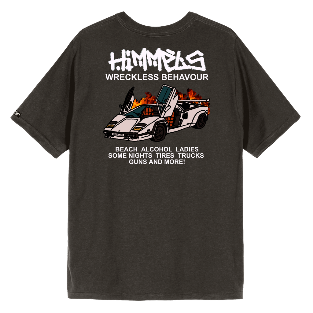 Camiseta Himmels wreckless behavour gris