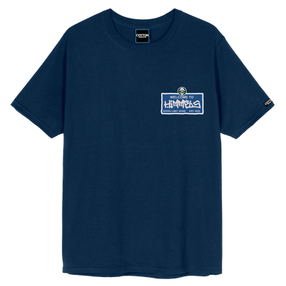 Camiseta Himmels wreckless behavour azul