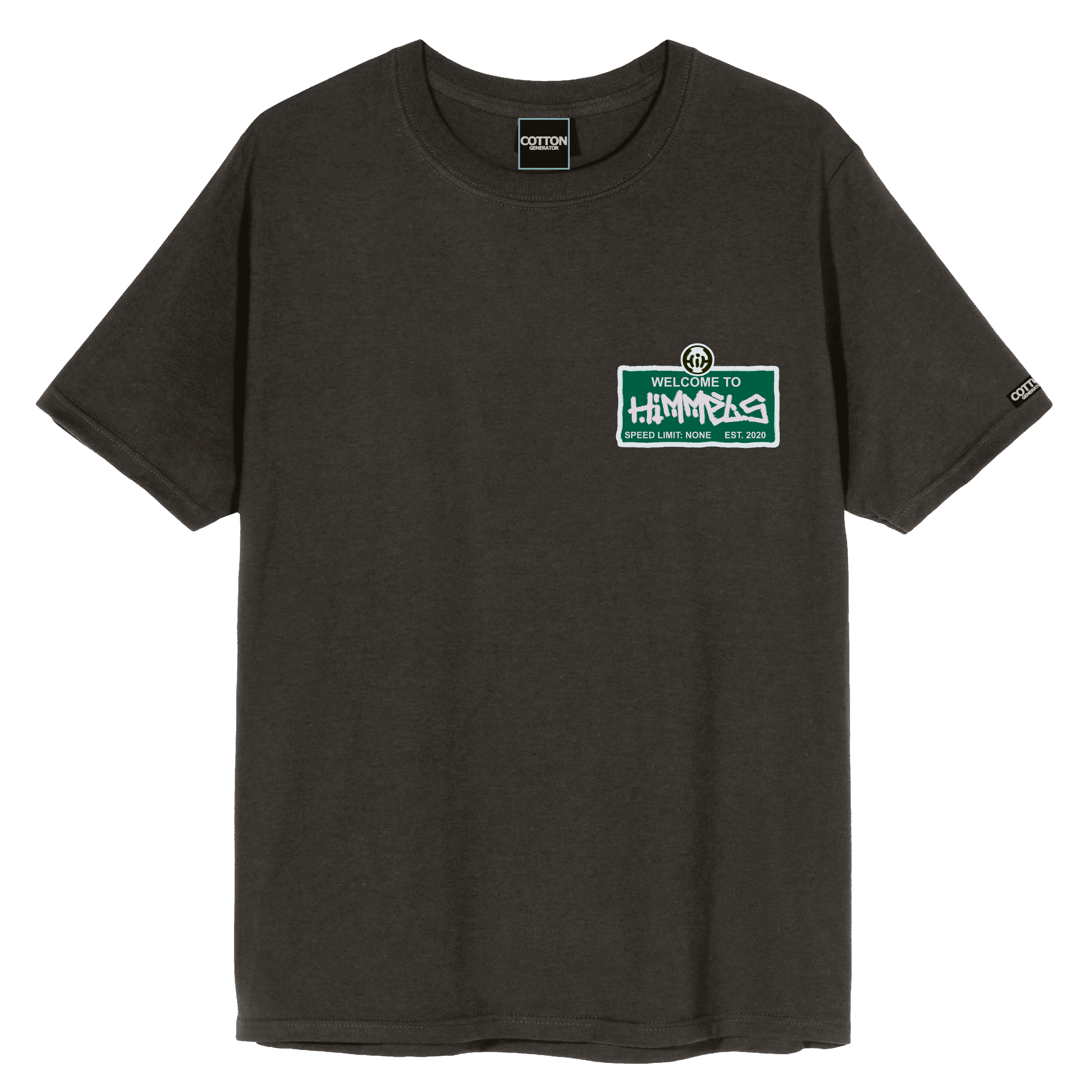 Camiseta Himmels wreckless behavour gris
