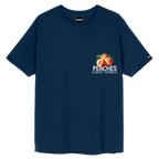 Camiseta peaches azul
