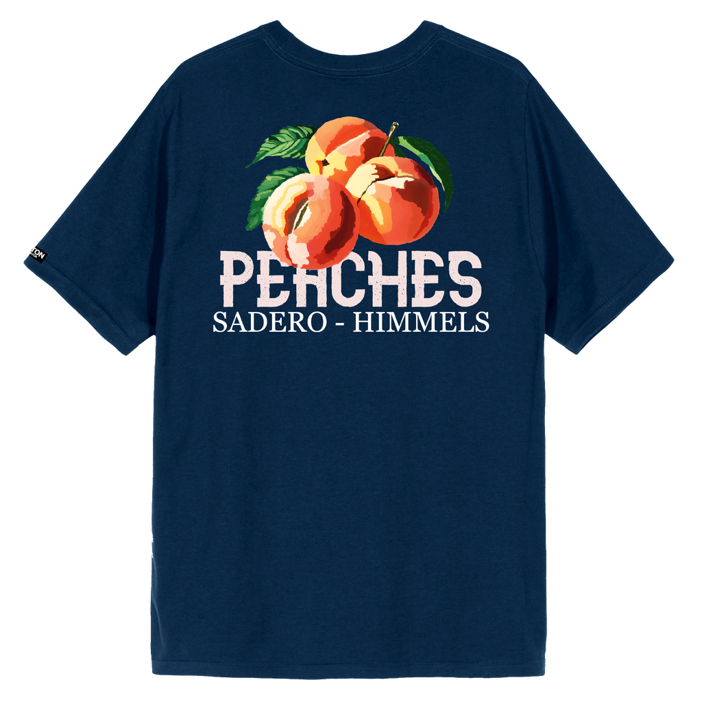 Camiseta peaches azul