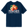 Camiseta peaches azul