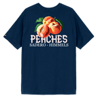 Camiseta peaches azul