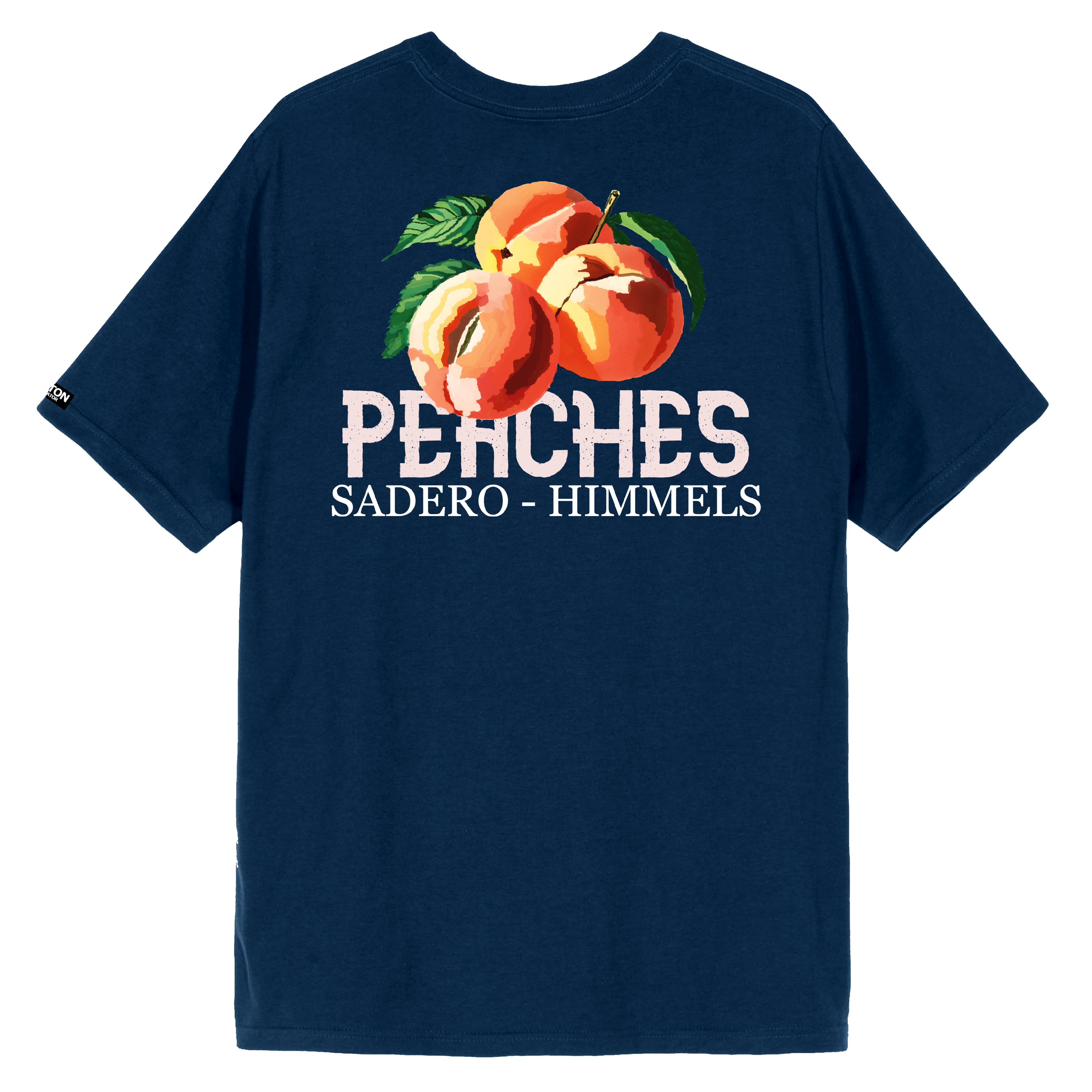 Camiseta peaches azul