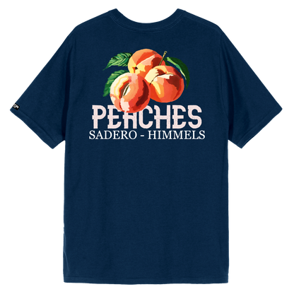 Camiseta peaches azul