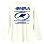 Camiseta Himmels australian manga larga blanca