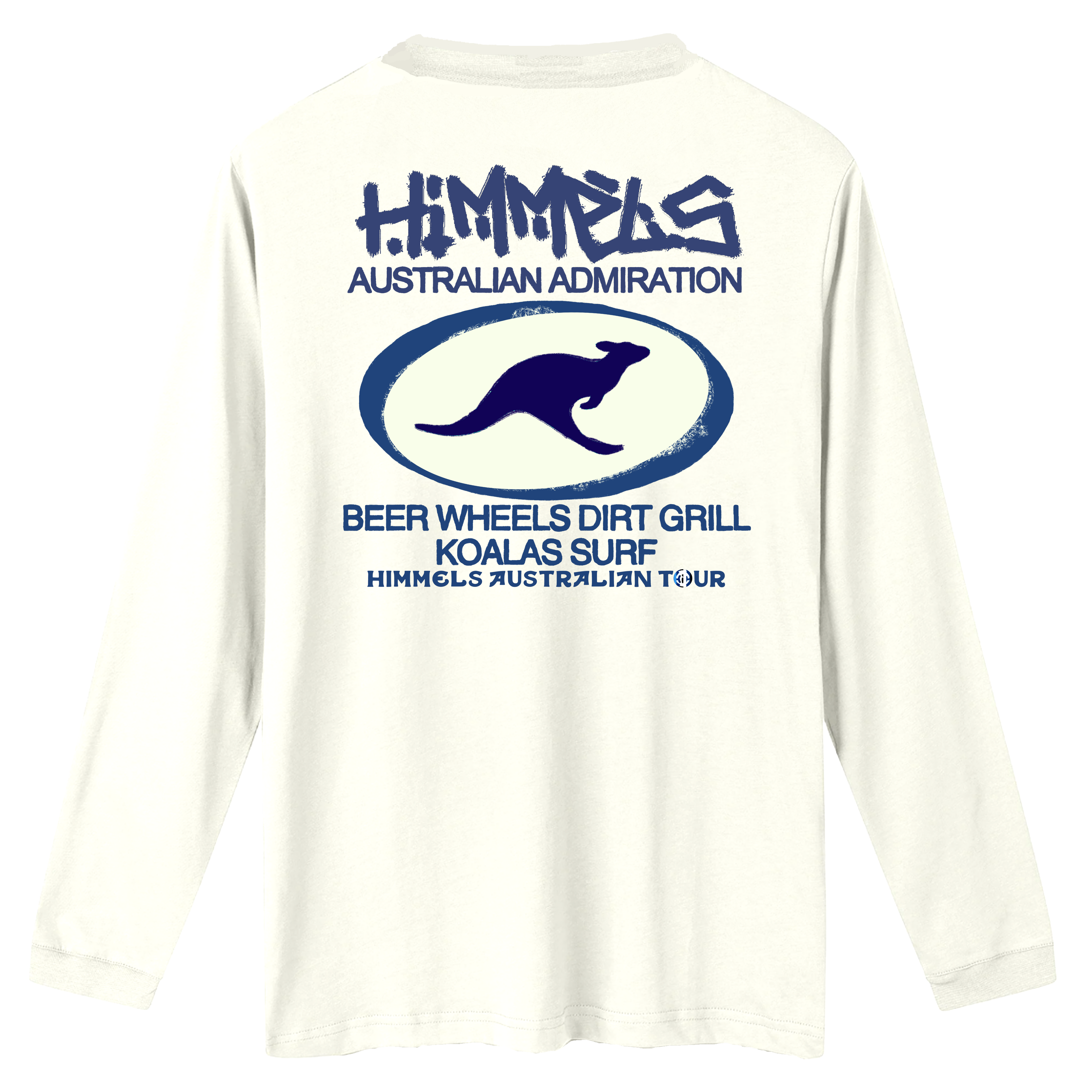 Camiseta Himmels australian manga larga blanca