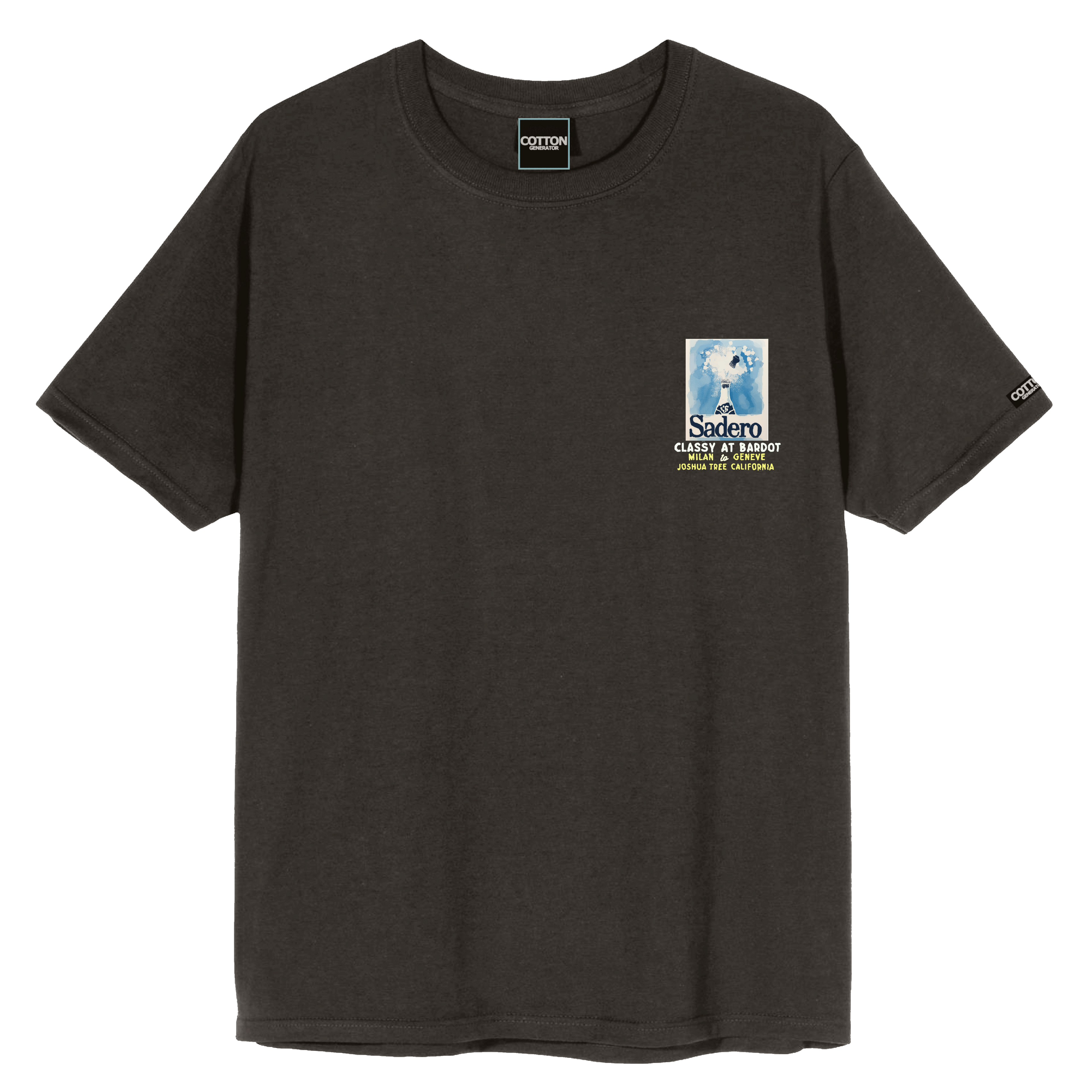 Camiseta bardot gris