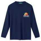 Camiseta peaches manga larga azul