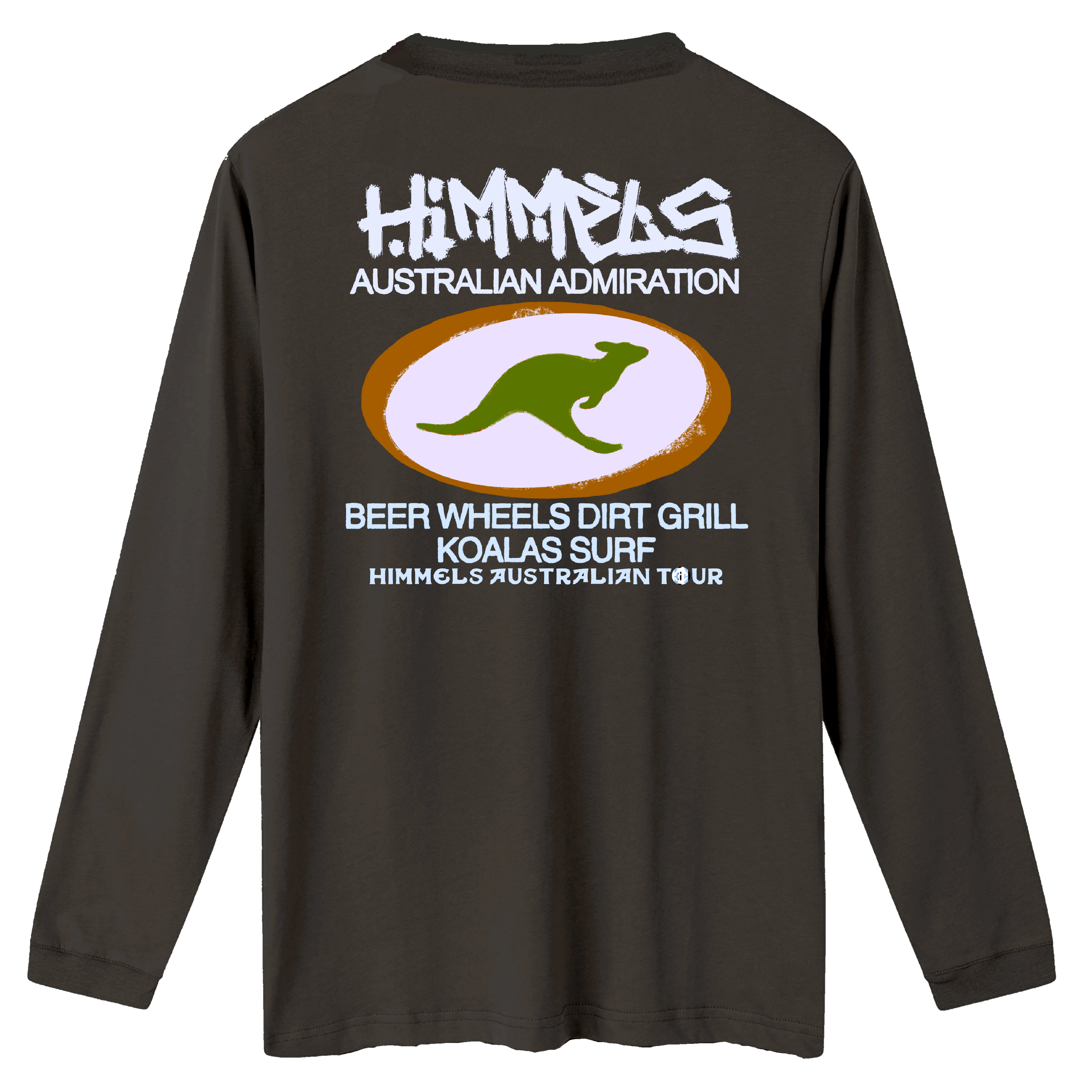 Camiseta Himmels australian manga larga gris