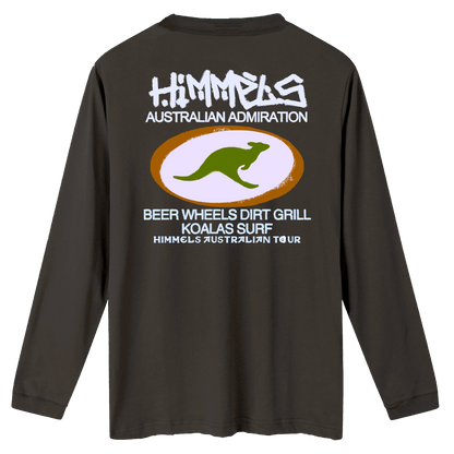 Camiseta Himmels australian manga larga gris