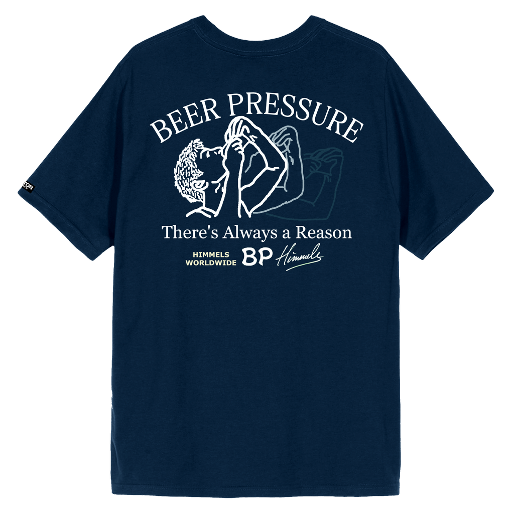 Camiseta Himmels beer pressure azul