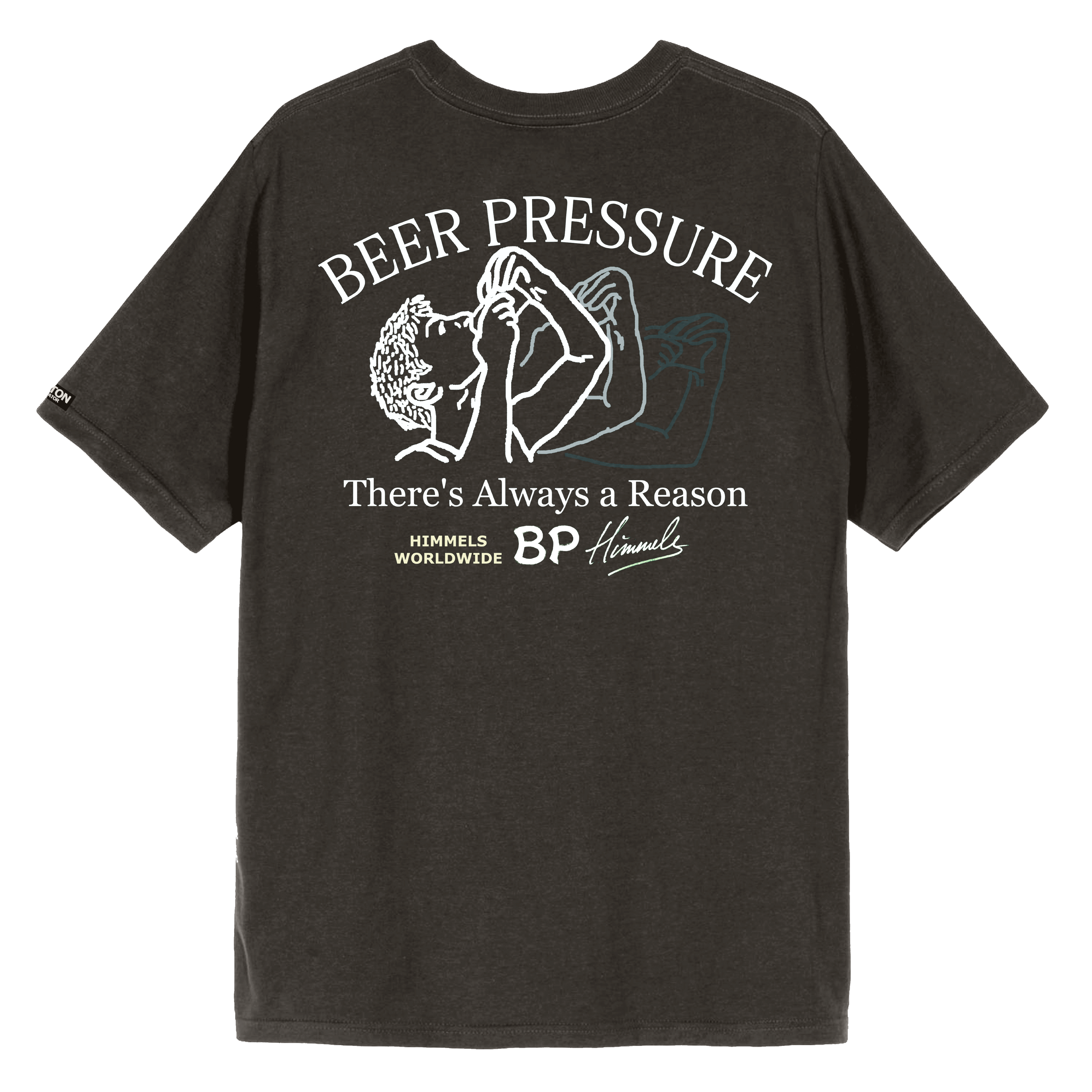 Camiseta Himmels beer pressure gris