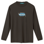 Camiseta courtside hits manga larga gris