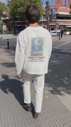 Camiseta bardot manga larga blanca