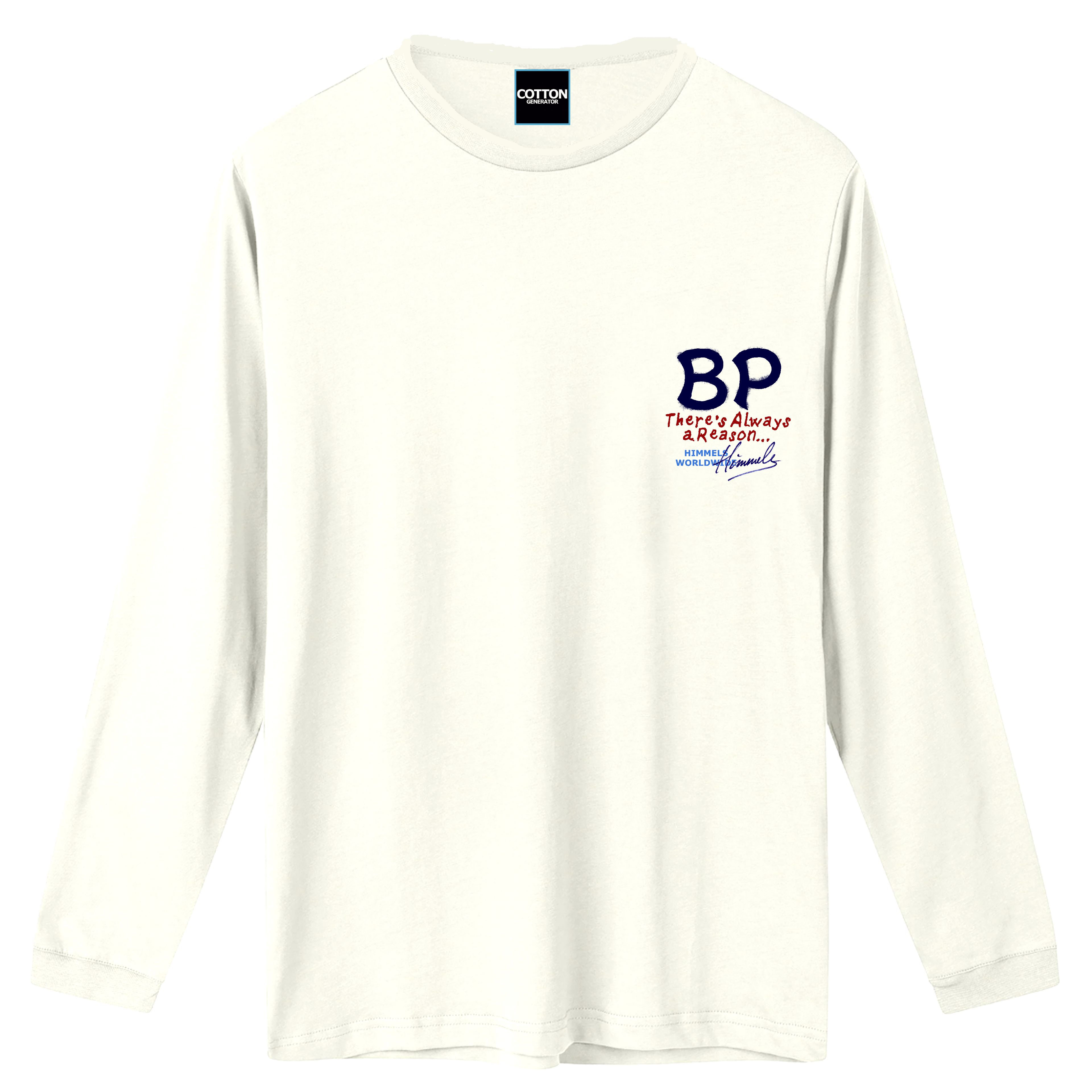 Camiseta Himmels beer manga larga blanca