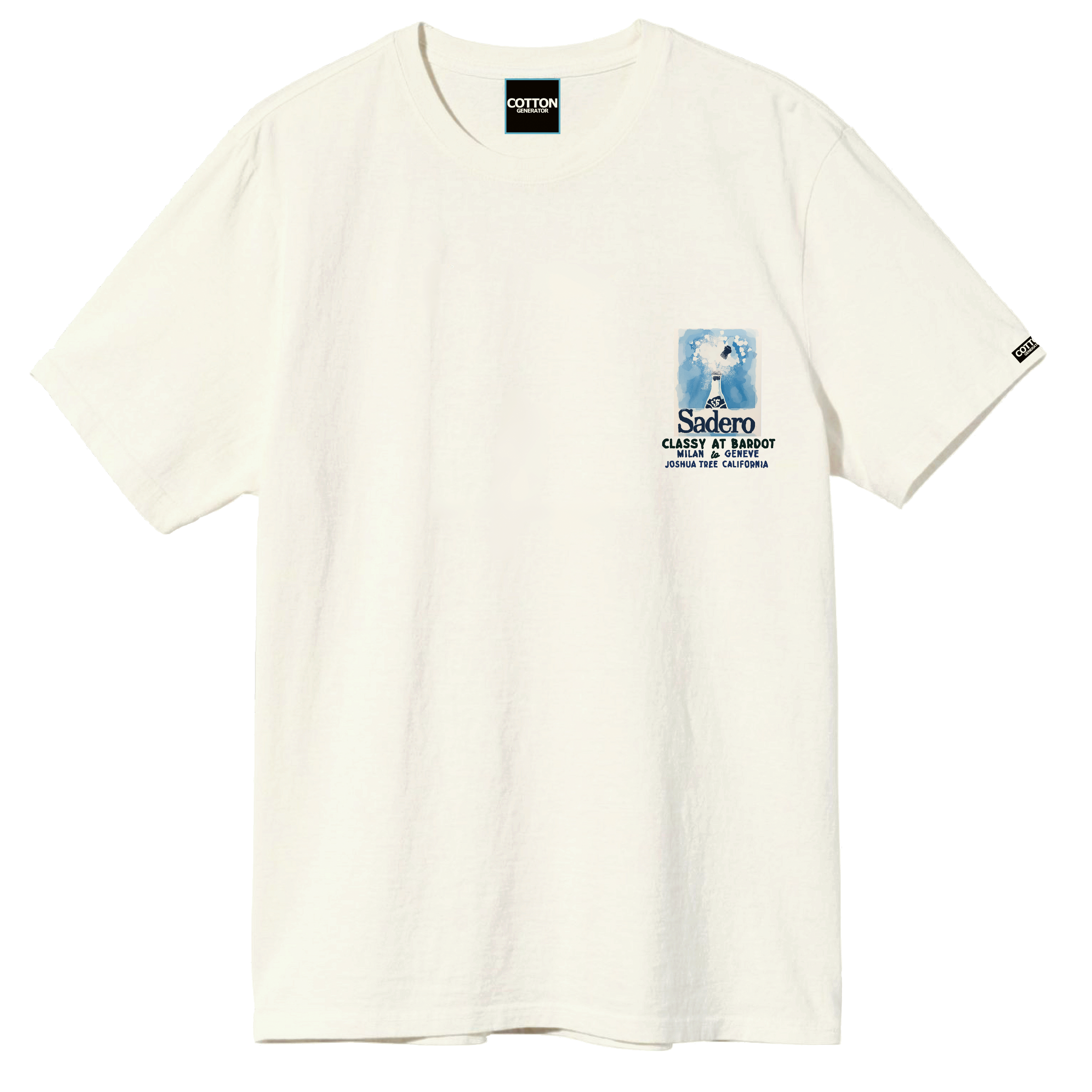 Camiseta bardot blanca