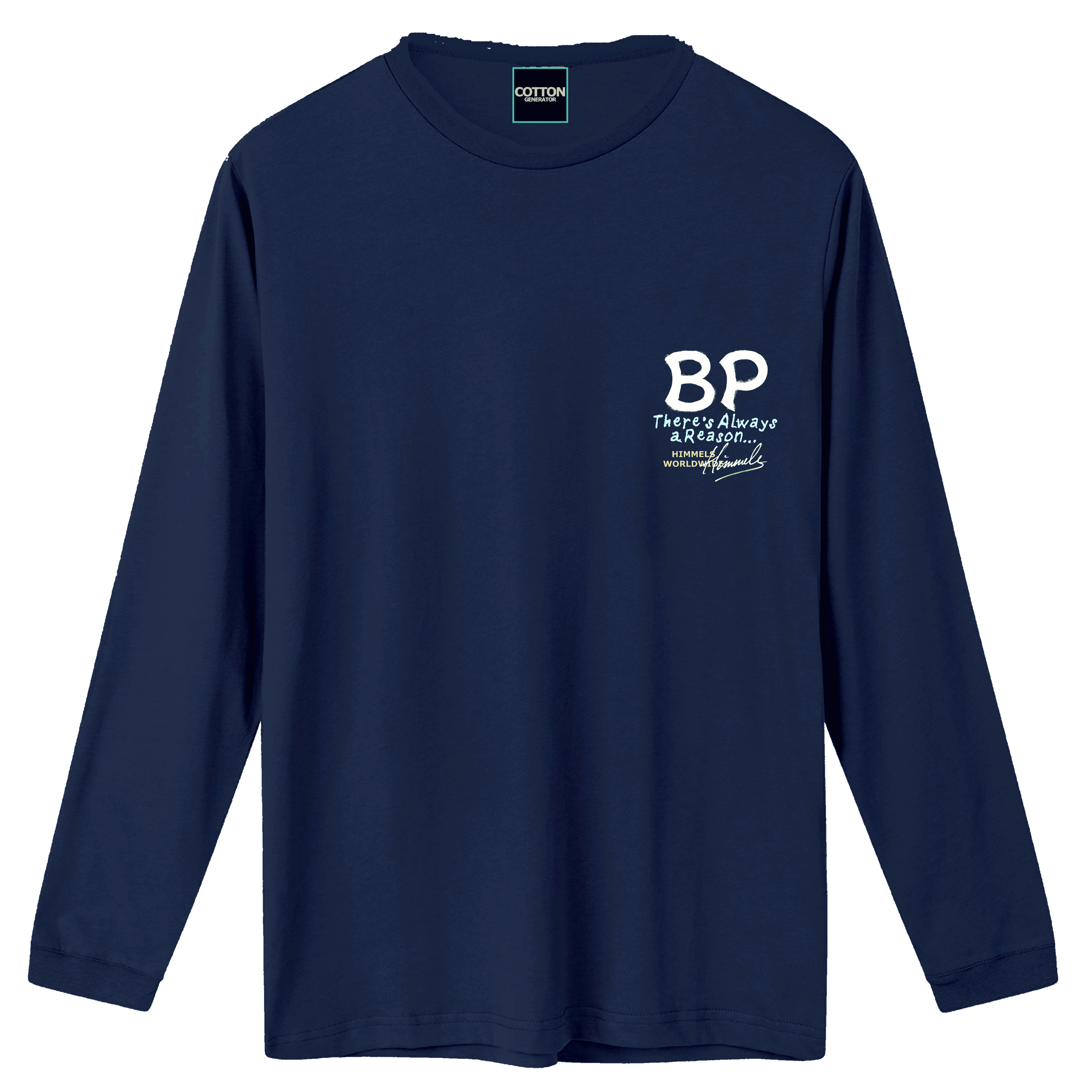 Camiseta Himmels beer manga larga azul