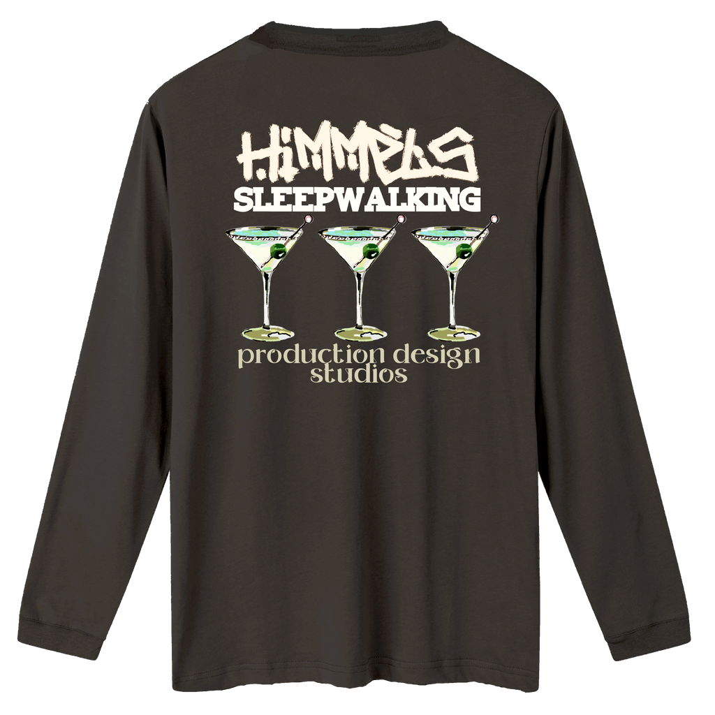 Camiseta Himmels sleepwalking manga larga gris