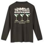 Camiseta Himmels sleepwalking manga larga gris