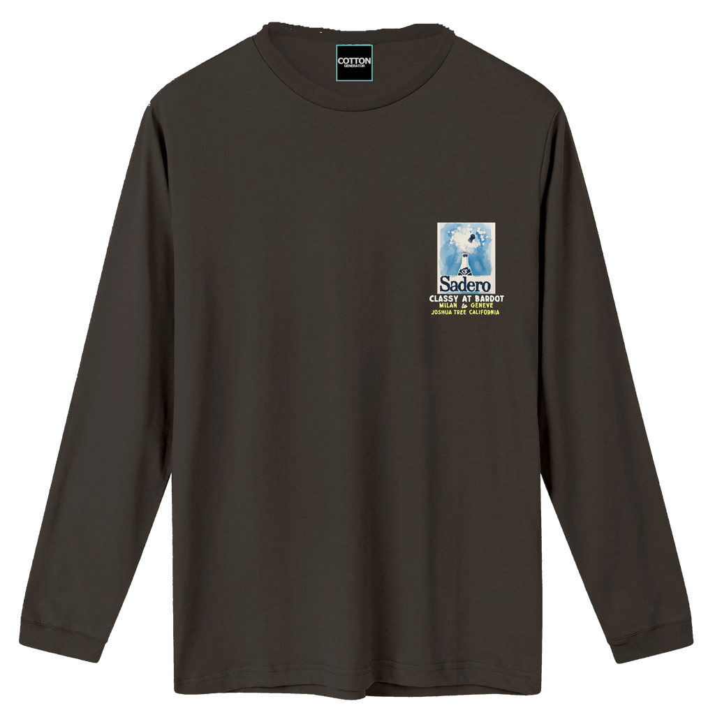 Camiseta bardot manga larga gris