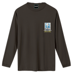 Camiseta bardot manga larga gris