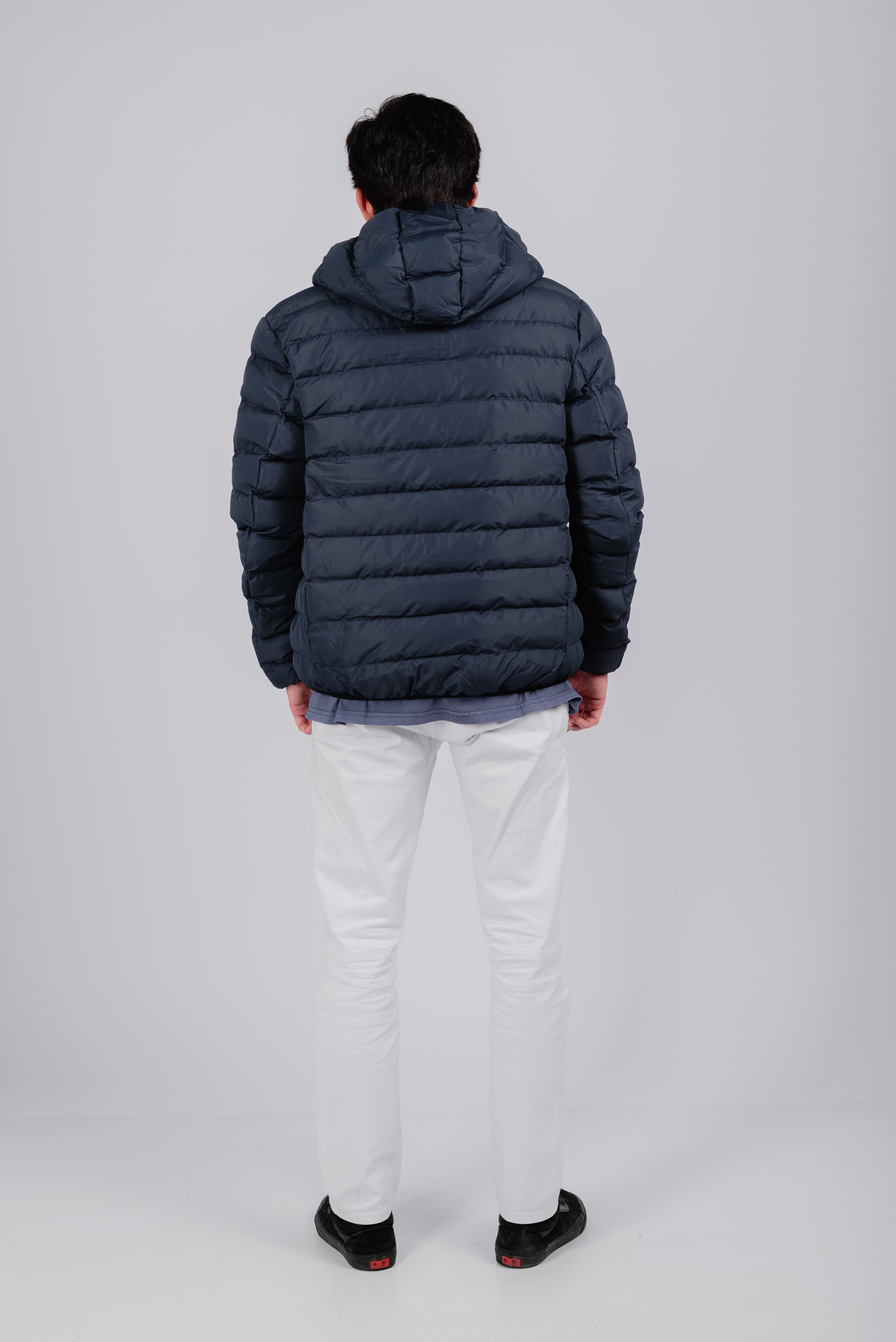 Chaqueta plumas azul