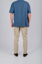 Pantalón cargo beige