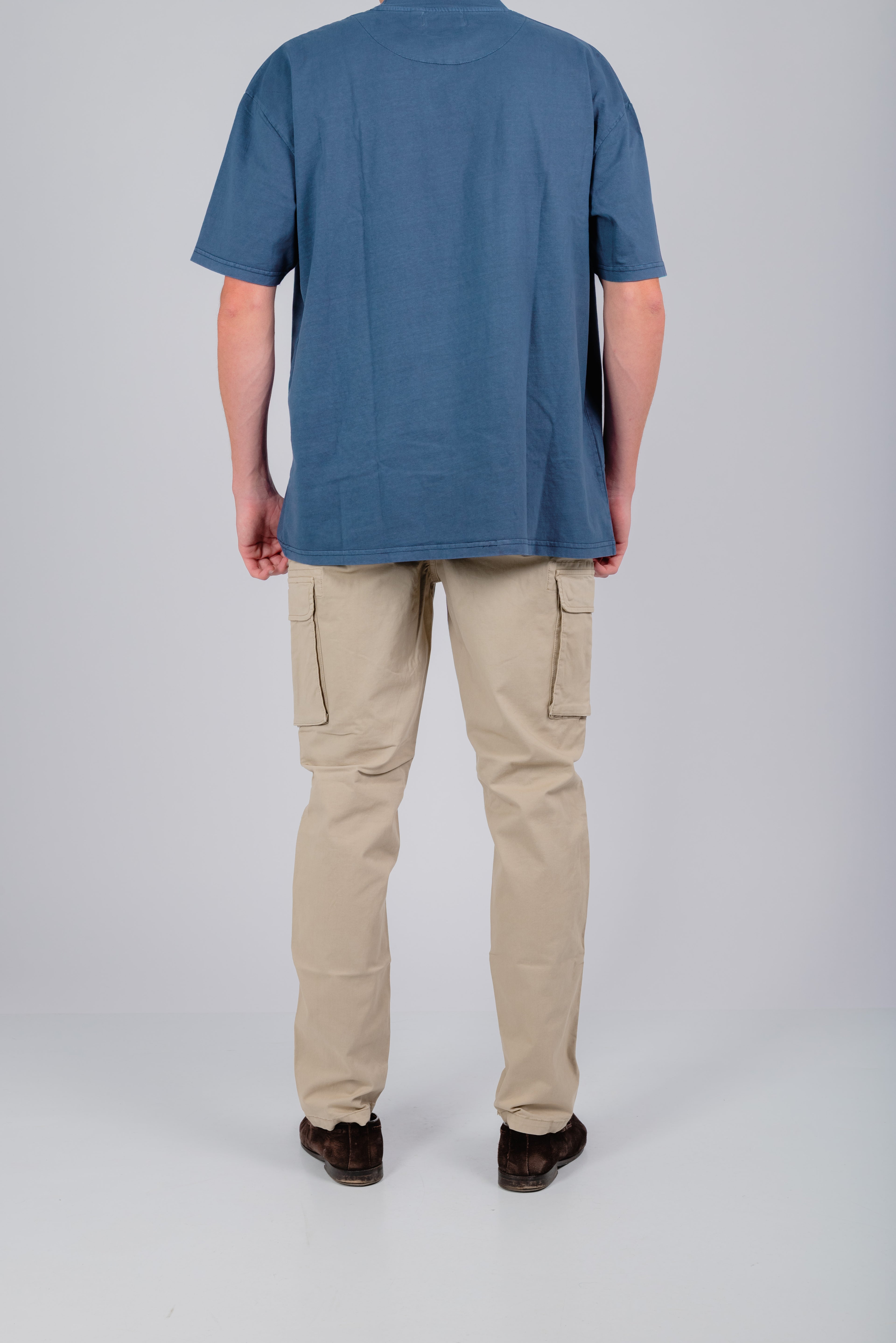 Pantalón cargo beige