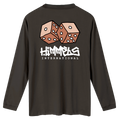 Camiseta Himmels hustle manga larga gris