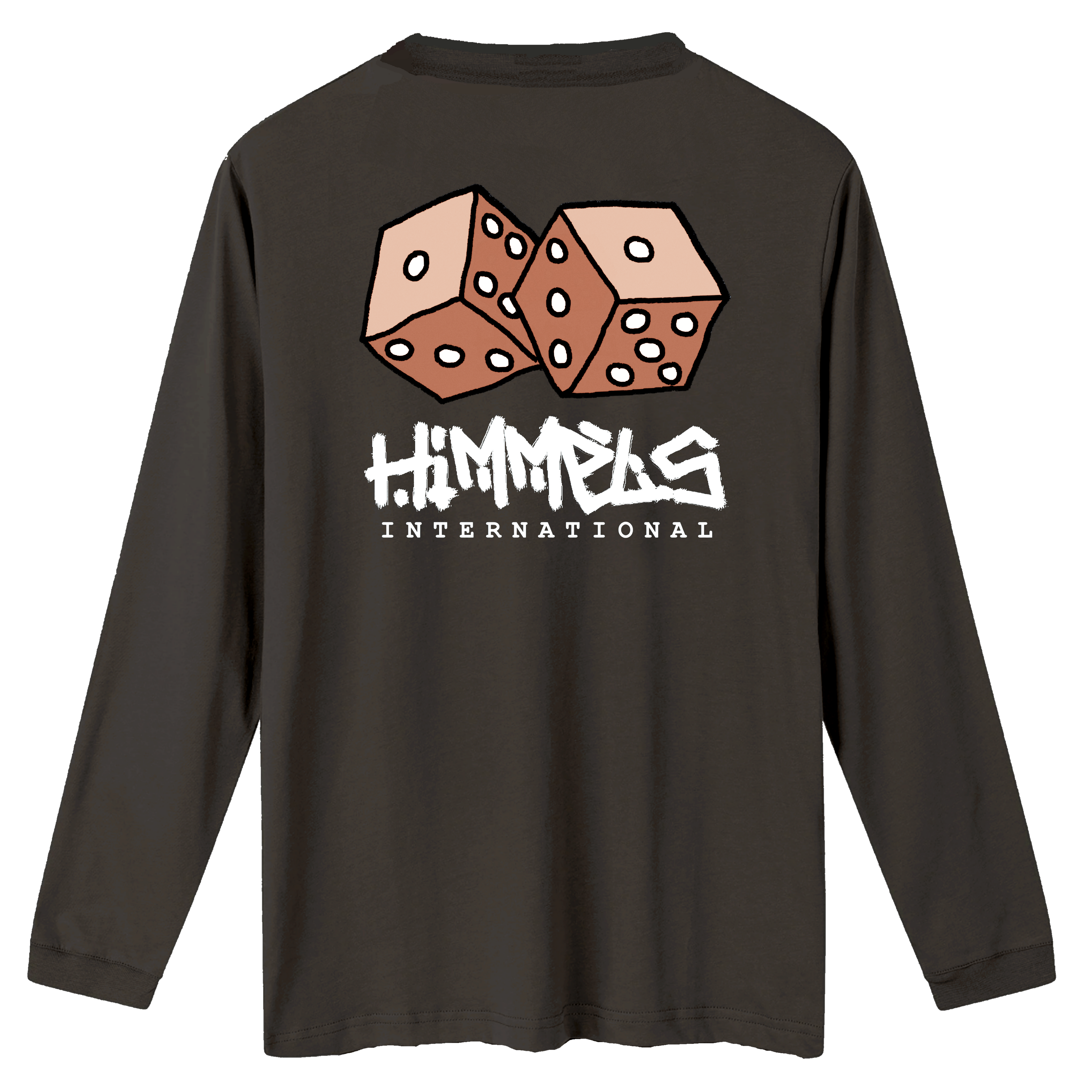 Camiseta Himmels hustle manga larga gris