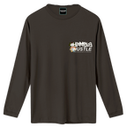 Camiseta Himmels hustle manga larga gris