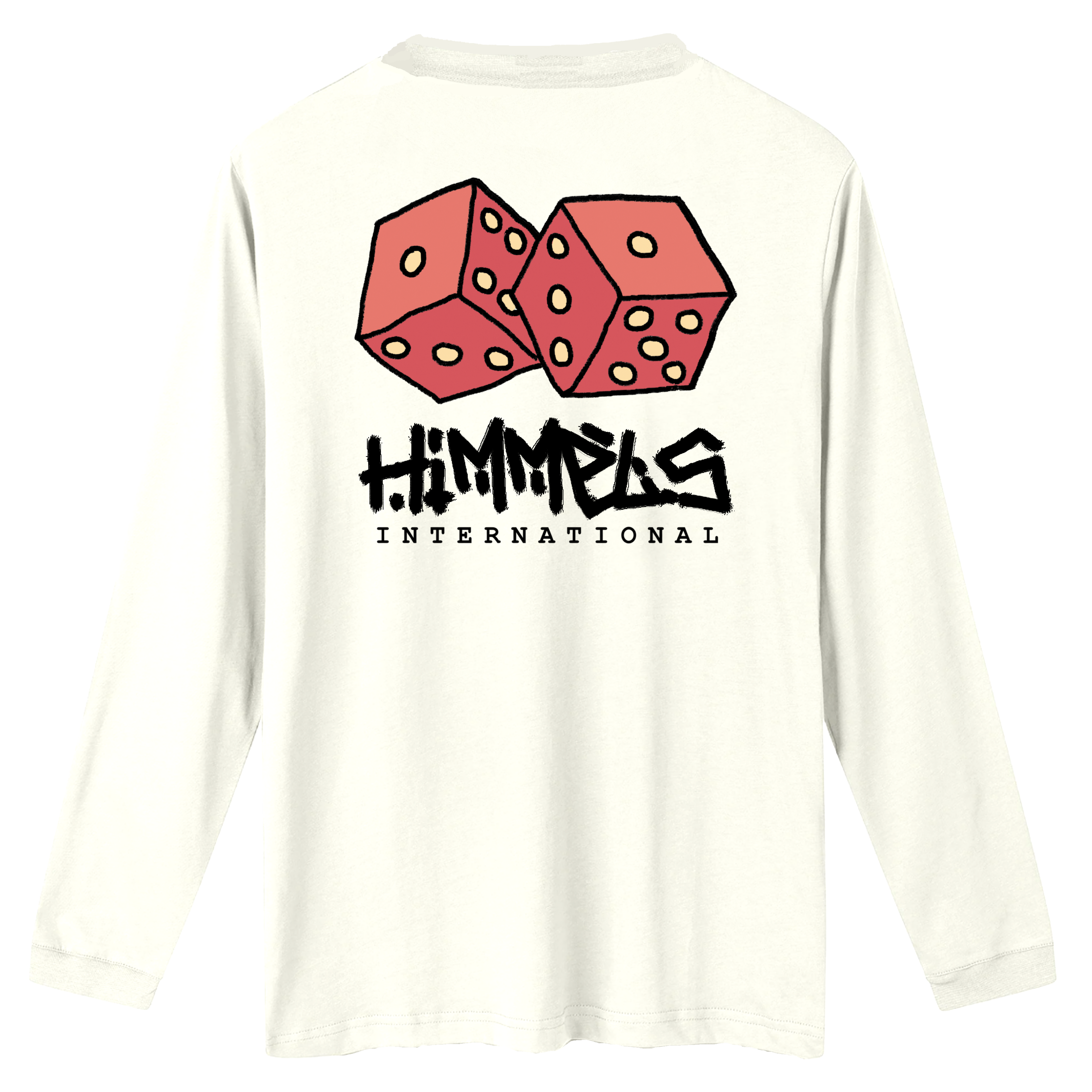 Camiseta Himmels hustle manga larga blanca